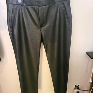 Zara faux leather pants